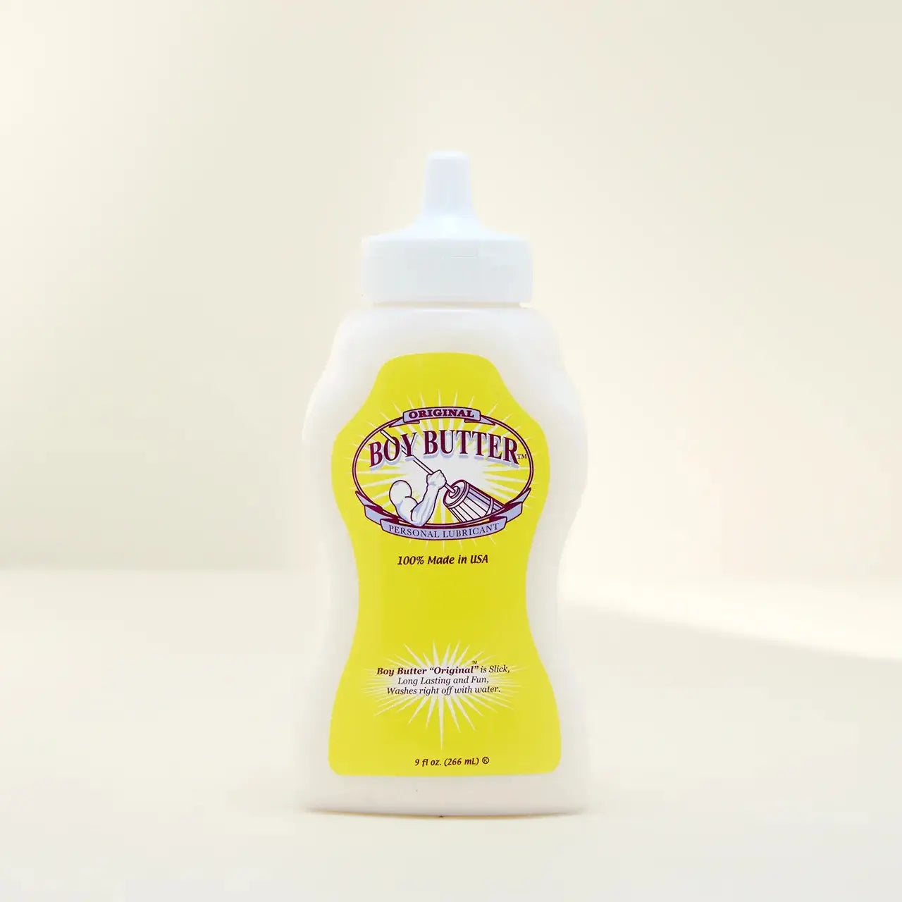 Boy Butter™ Original Oil-Based Cream Lubricant 9 oz. Squeeze Bottle