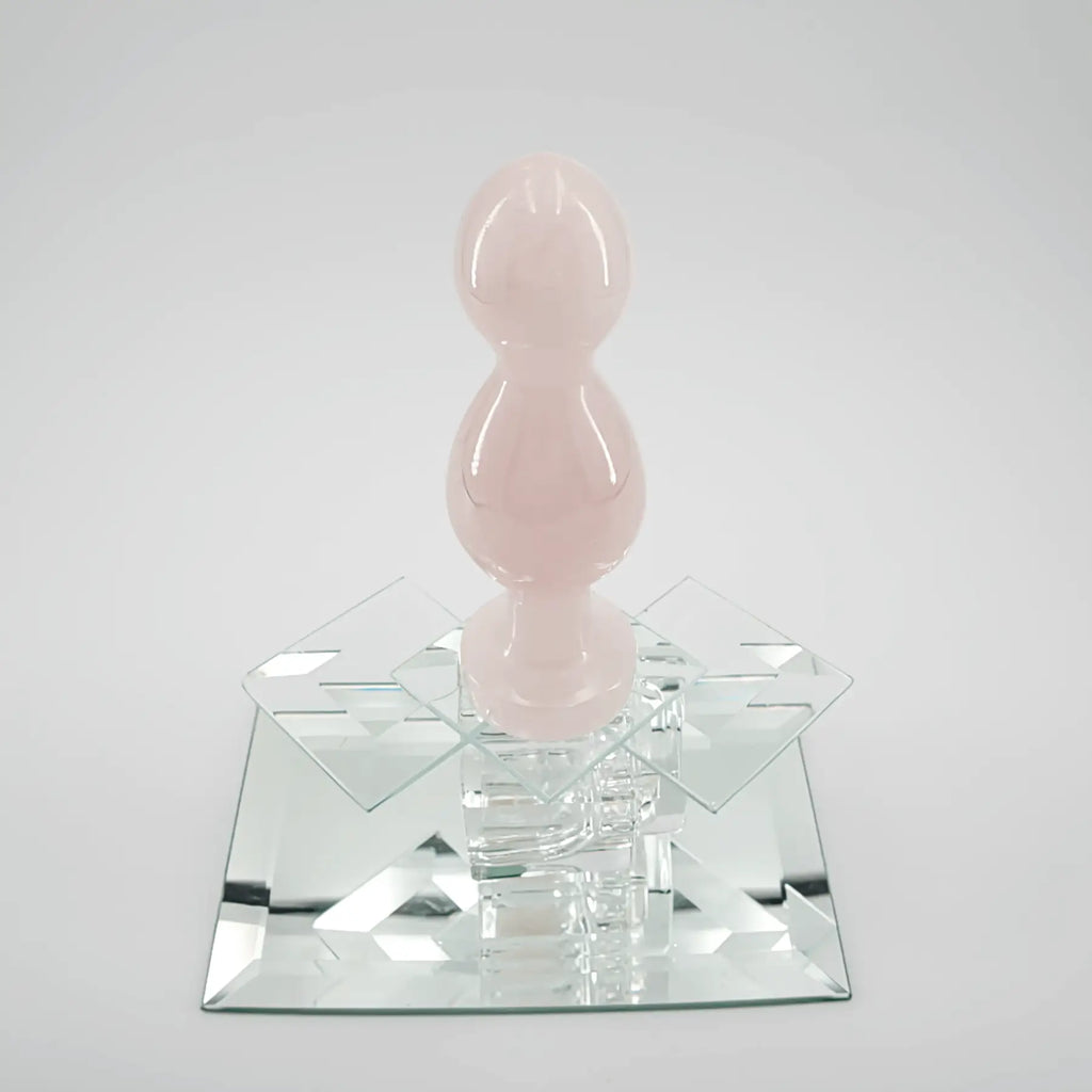 Bulbora Rose Quartz Plug / 5’’ Butt