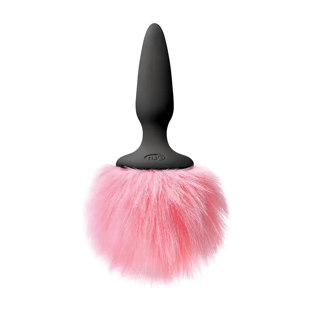Bunny Tails Mini Butt Plug - Pink