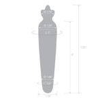 Orange Bunny’s Secret 7.25’’ Glass Dildo