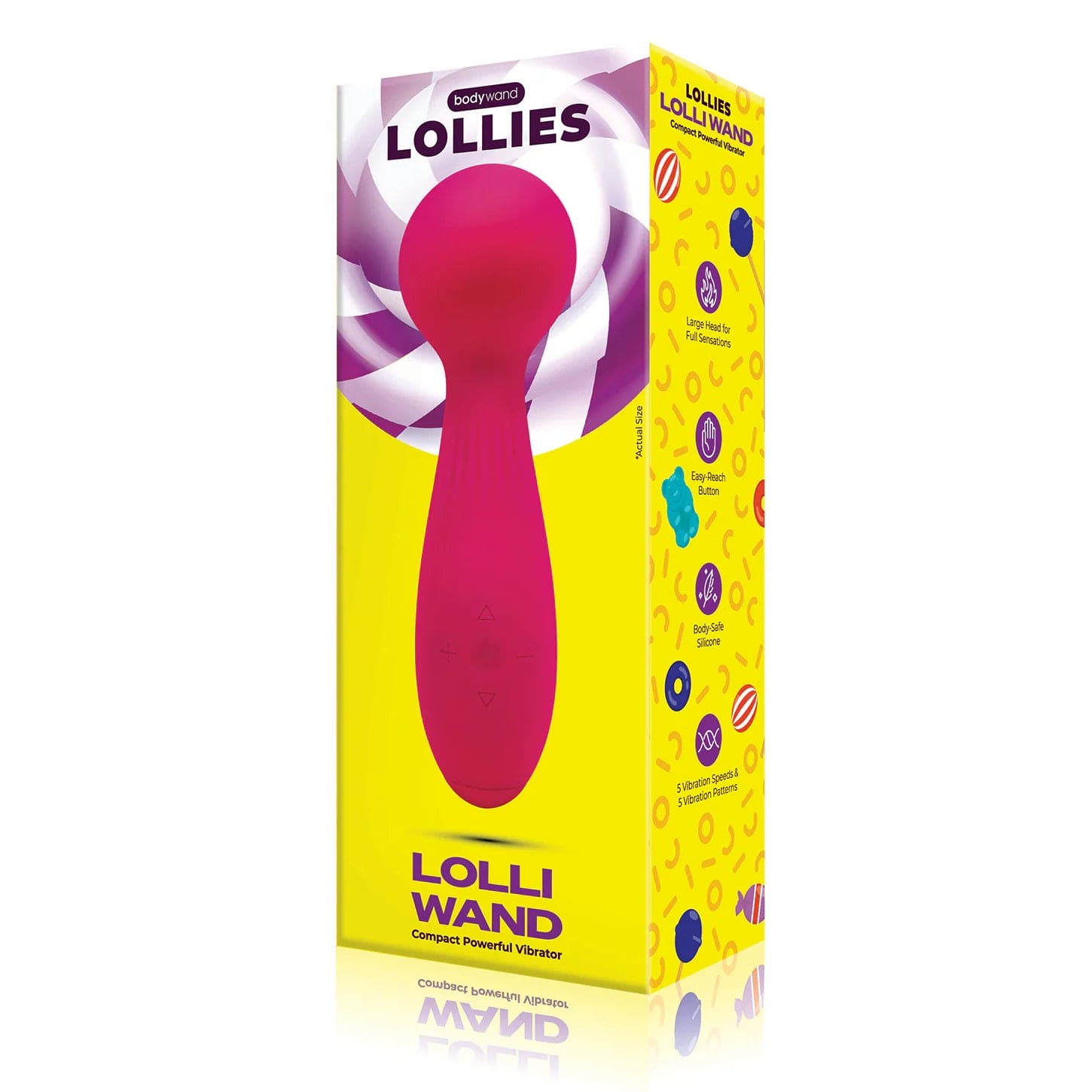 Bodywand™ Lolli Wand Vibrator Pink - Rolik®