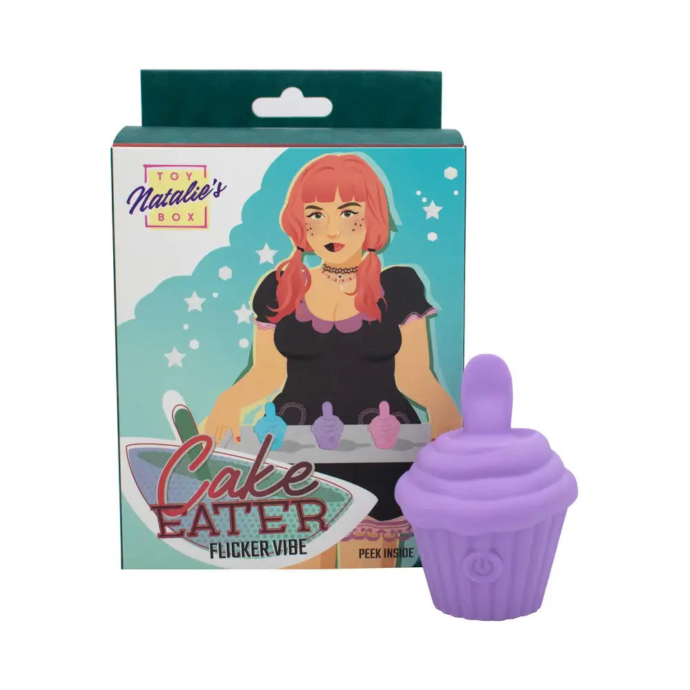 Cake Eater Cupcake Clitoral Flicker Stimulator - Vibrator