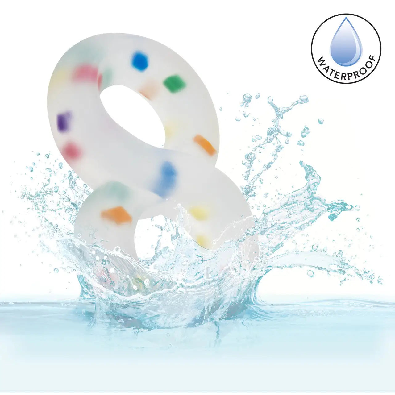CalExotics® Alpha™ Liquid Silicone Crazy 8® Party Ring