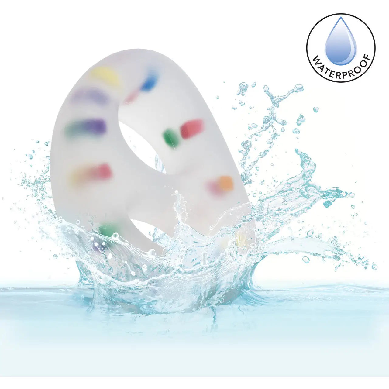 CalExotics® Alpha™ Liquid Silicone Dual Party Ring