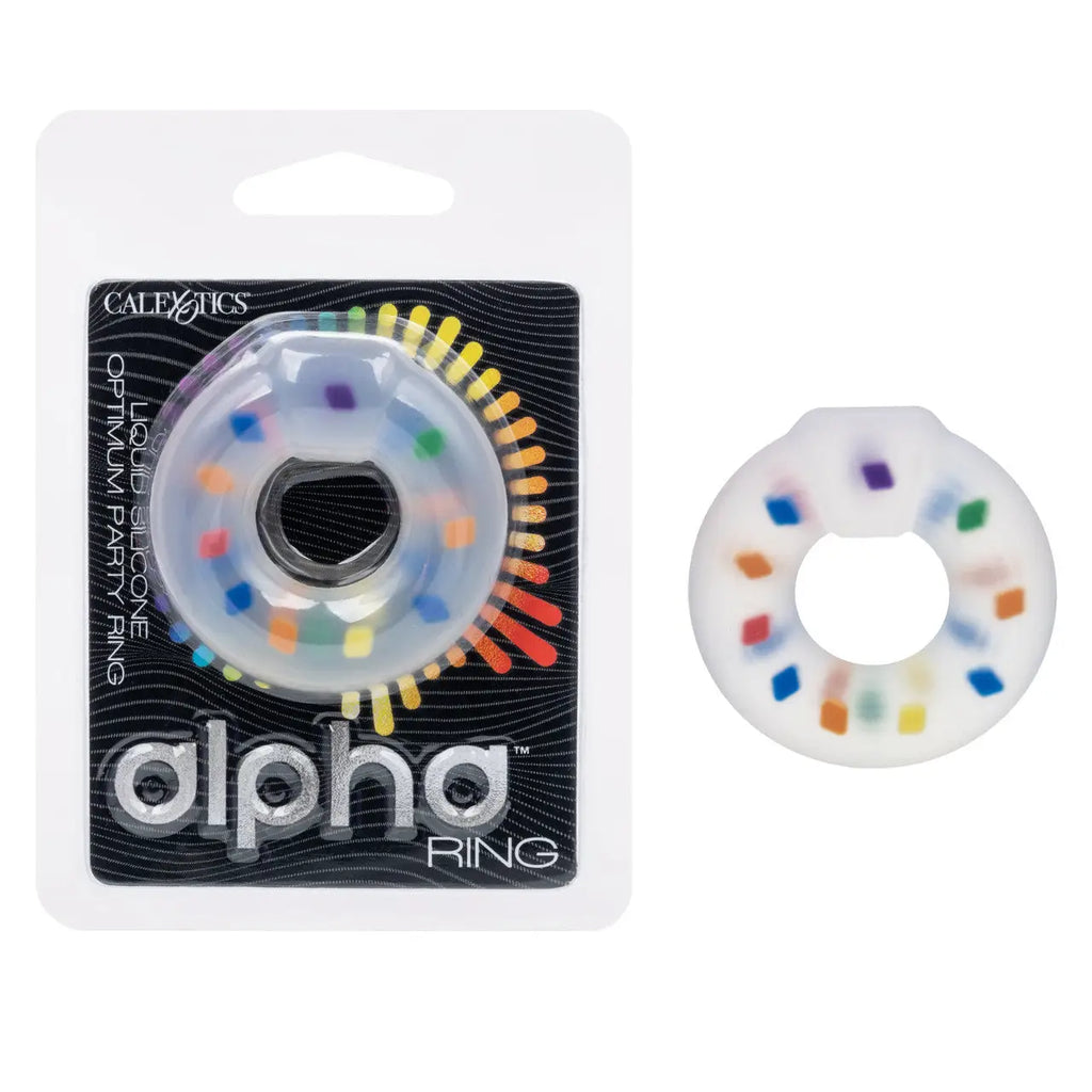 CalExotics® Alpha™ Liquid Silicone Optimum Party Ring