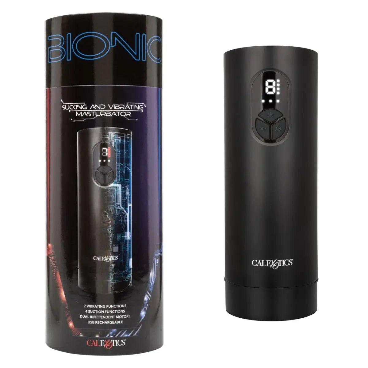 Bionic™ Sucking and Vibrating Masturbator - Rolik®
