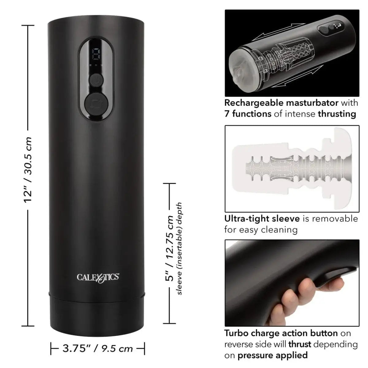 Bionic™ Thrusting Masturbator - Rolik®
