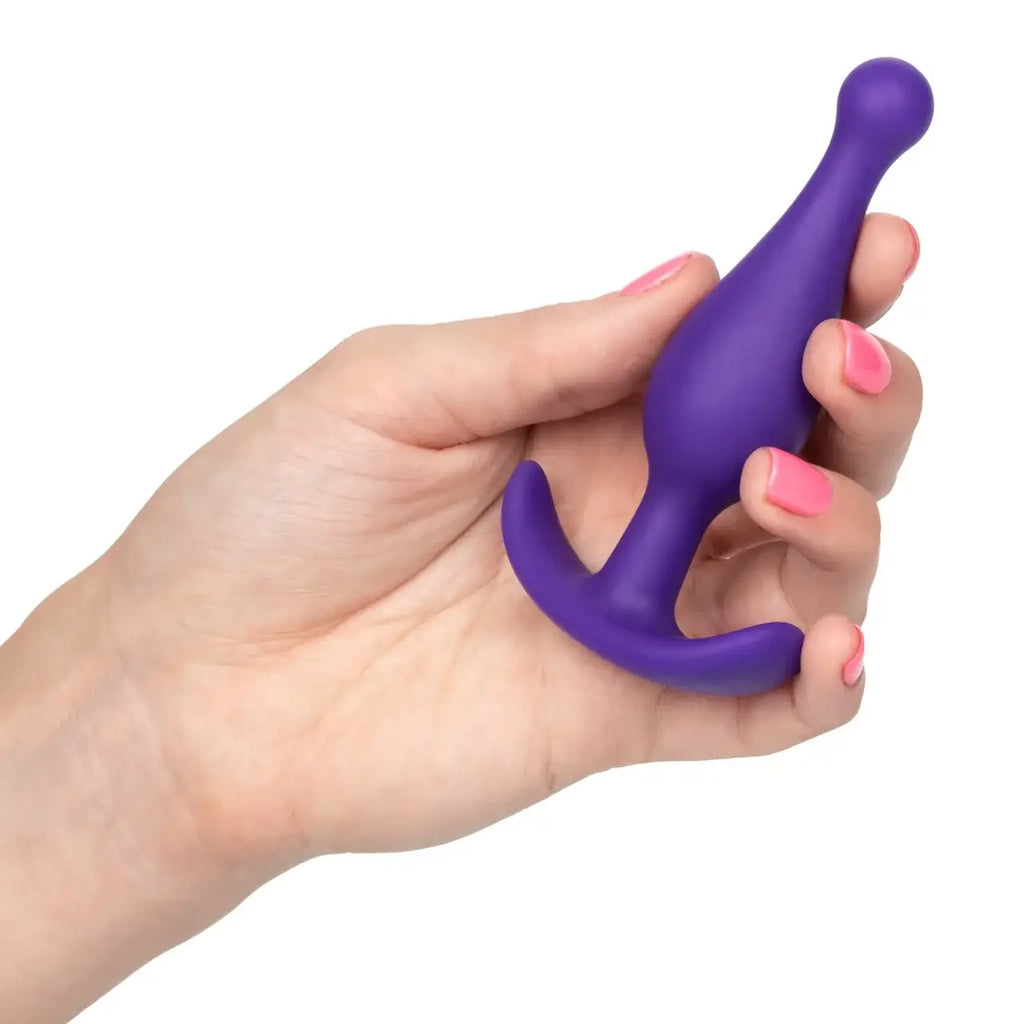 CalExotics® CalExotics Booty Call Rocker - Rocking Base Prostate Stimulator with Silicone Design Purple