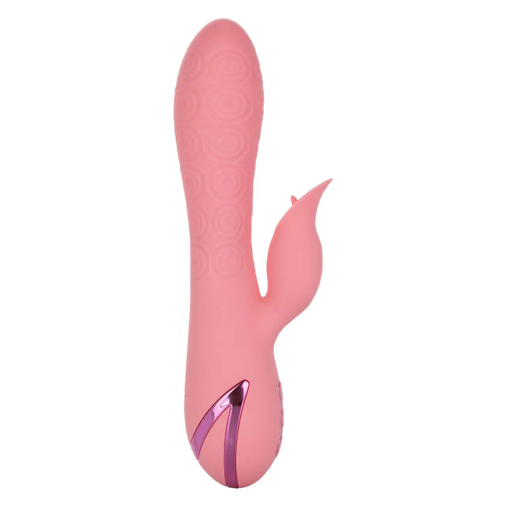 CalExotics® CalExotics California Dreaming Pasadena Player - Rotating Rabbit Vibrator with Flickering Teaser Pink