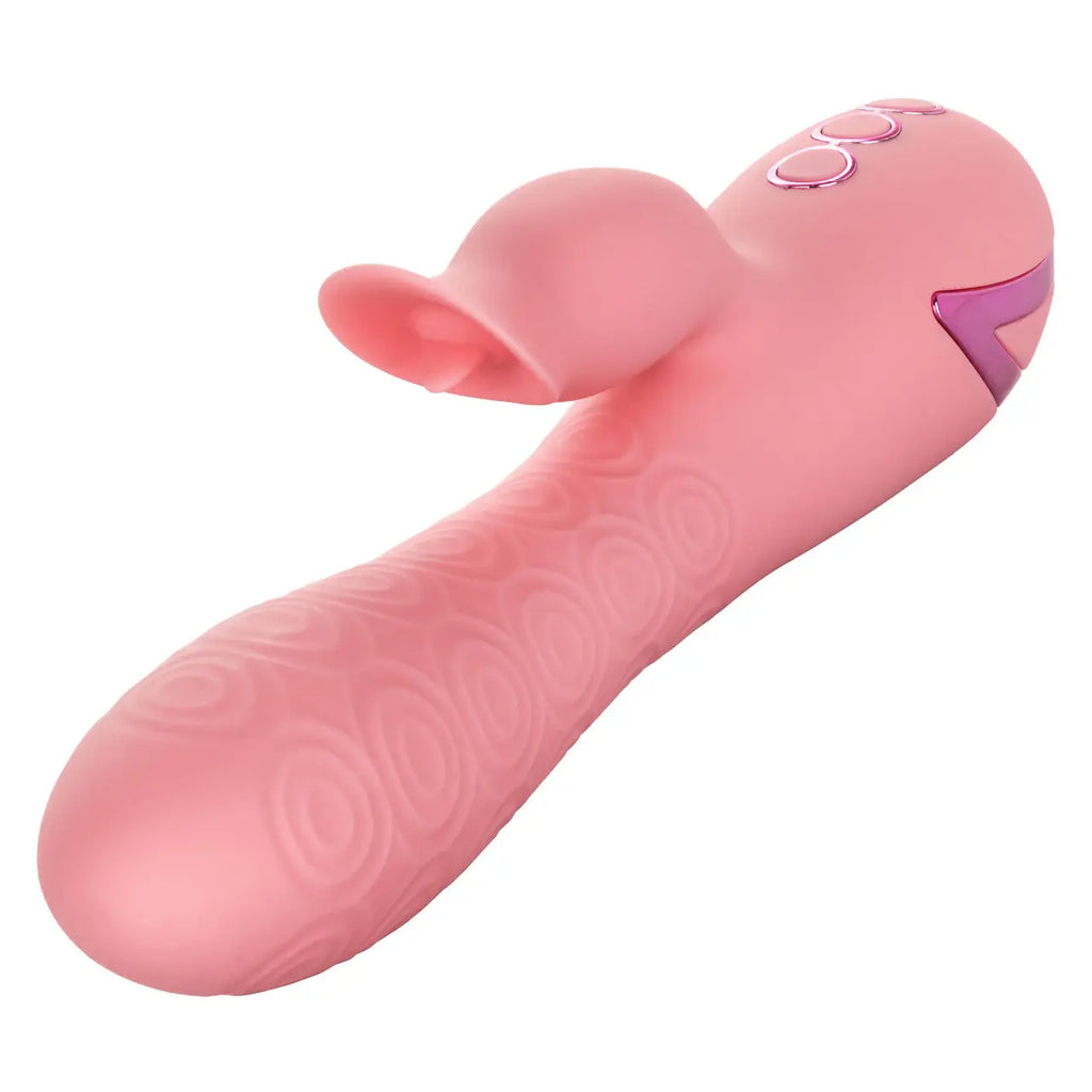 CalExotics® CalExotics California Dreaming Pasadena Player - Rotating Rabbit Vibrator with Flickering Teaser Pink