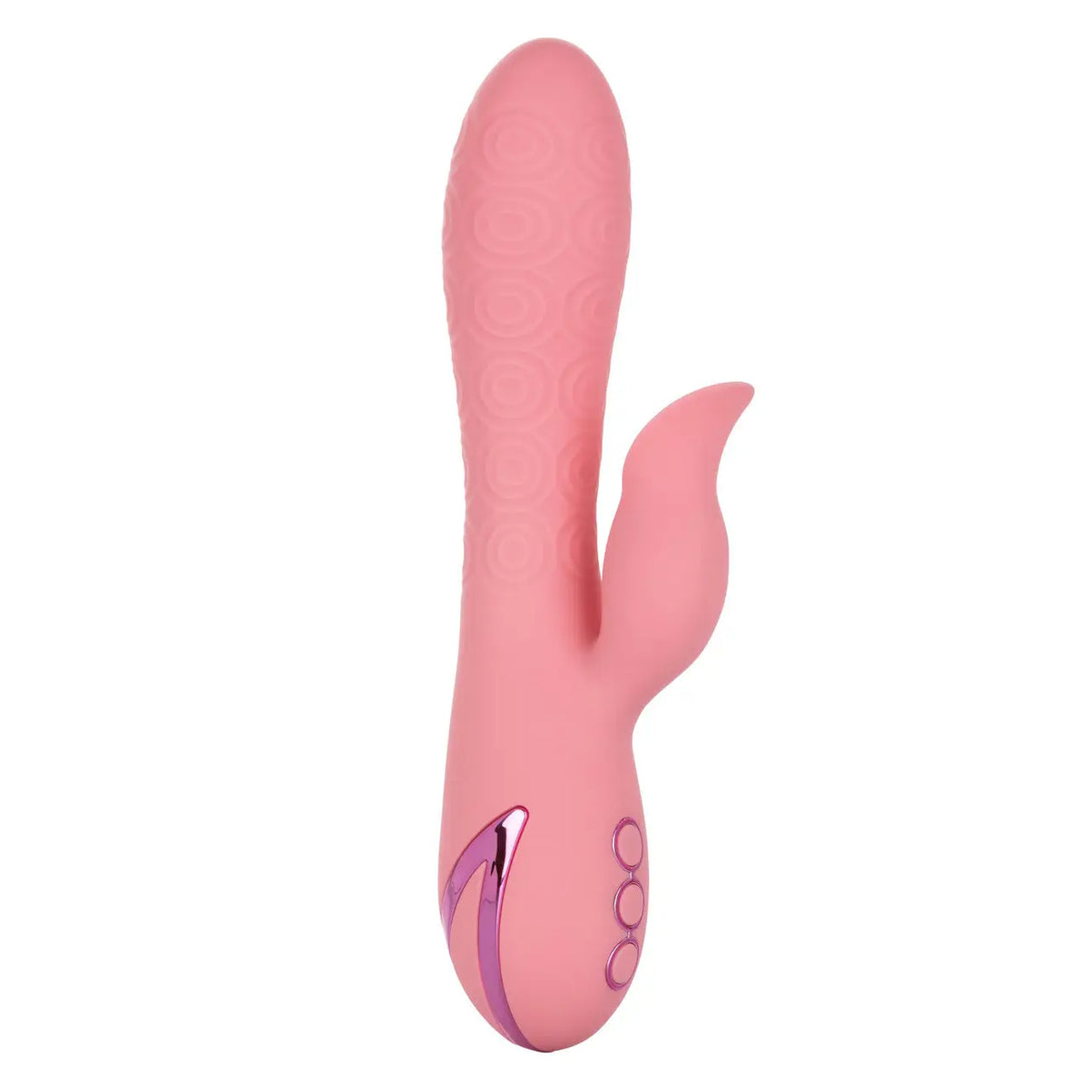 CalExotics® CalExotics California Dreaming Pasadena Player - Rotating Rabbit Vibrator with Flickering Teaser Pink