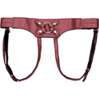 CalExotics® CalExotics Her Royal Harness The Regal Empress - Premium Adjustable Strap-On Burgundy