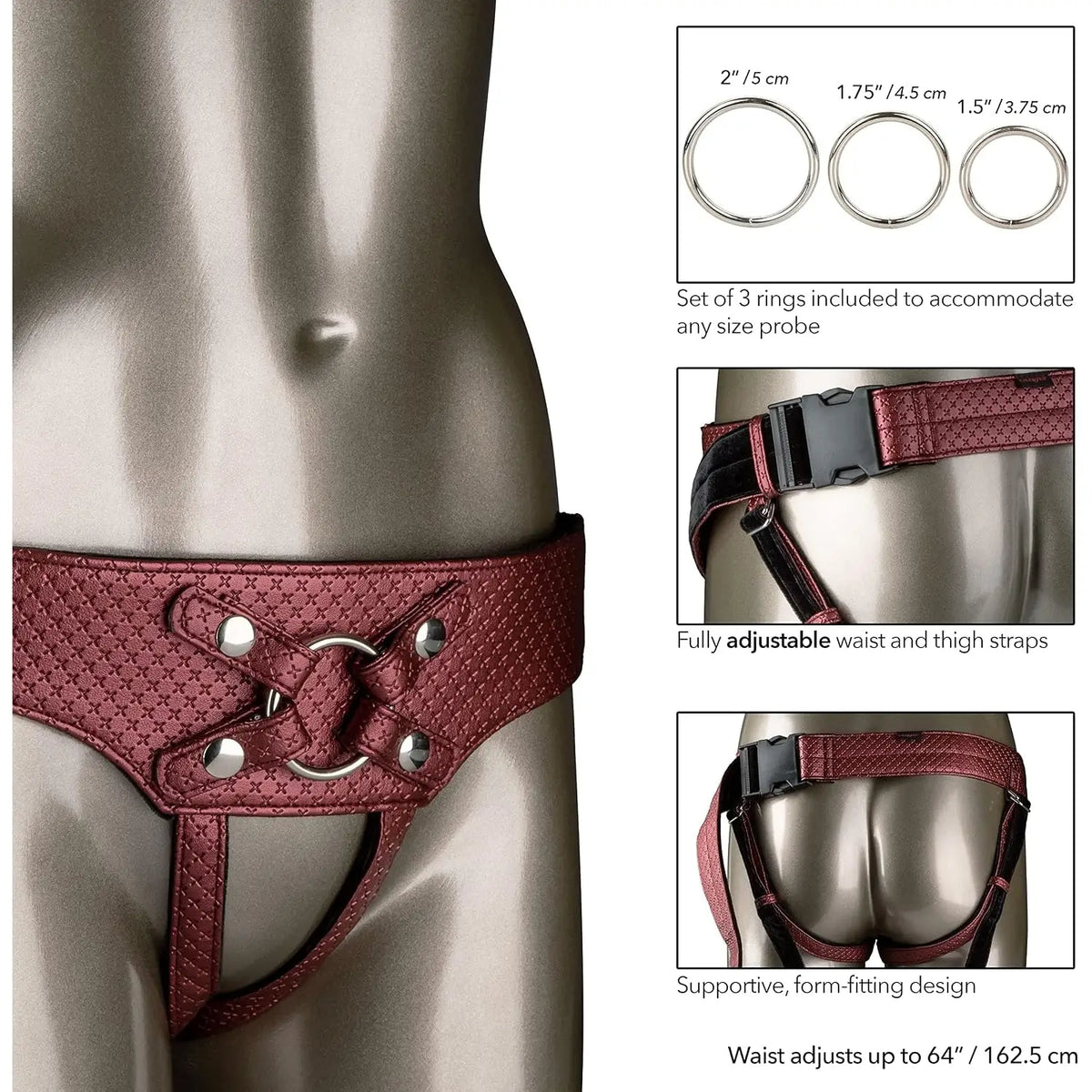 CalExotics® CalExotics Her Royal Harness The Regal Empress - Premium Adjustable Strap-On