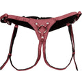 CalExotics® CalExotics Her Royal Harness Regal Queen Strap-On - Adjustable Corset Design Burgundy