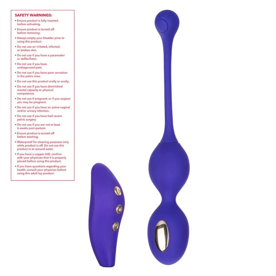 Impulse™ Intimate E - Stimulator Dual Kegel Exerciser with Remote - Rolik®