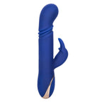 CalExotics® CalExotics Jack Rabbit Heated Thrusting G-Spot Vibrator - Rechargeable & Waterproof Blue