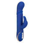 CalExotics® CalExotics Jack Rabbit Heated Thrusting G-Spot Vibrator - Rechargeable & Waterproof Blue