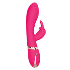 CalExotics® CalExotics Jack Rabbit Signature Silicone Ultra-Soft Vibrator - 7 Functions Hot Pink