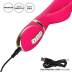 CalExotics® CalExotics Jack Rabbit Signature Silicone Ultra-Soft Vibrator - 7 Functions Hot Pink
