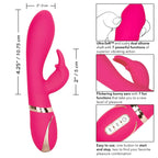 CalExotics® CalExotics Jack Rabbit Signature Silicone Ultra-Soft Vibrator - 7 Functions Hot Pink