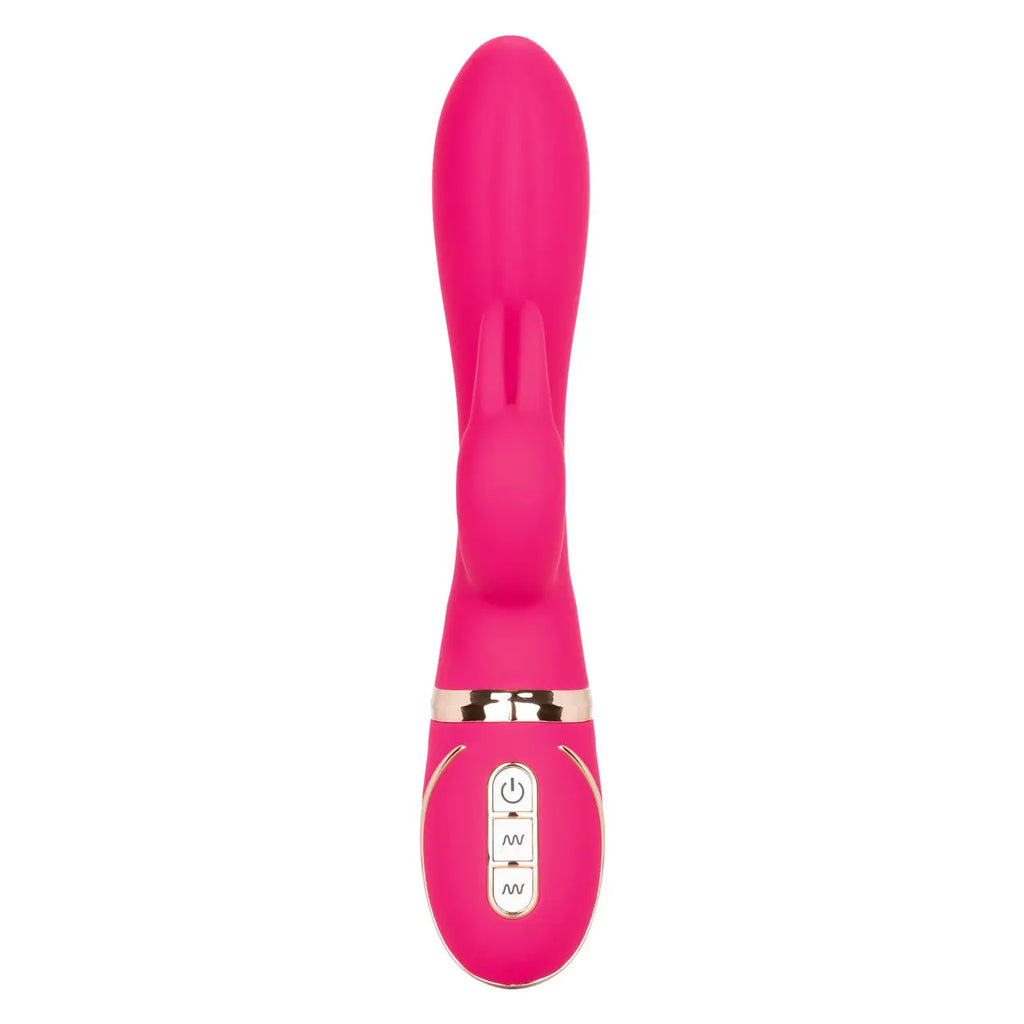 CalExotics® CalExotics Jack Rabbit Signature Silicone Ultra-Soft Vibrator - 7 Functions Hot Pink