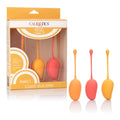 CalExotics® CalExotics Mango 3-Piece Progressive Kegel Training Set - 45g to 75g Orange