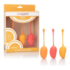 CalExotics® CalExotics Mango 3-Piece Progressive Kegel Training Set - 45g to 75g Orange