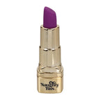 CalExotics® CalExotics Naughty Bits Bad Bitch Lipstick Vibrator - Discreet 10 Speed Rechargeable Gold