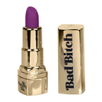 CalExotics® CalExotics Naughty Bits Bad Bitch Lipstick Vibrator - Discreet 10 Speed Rechargeable Gold
