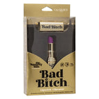 CalExotics® CalExotics Naughty Bits Bad Bitch Lipstick Vibrator - Discreet 10 Speed Rechargeable Gold