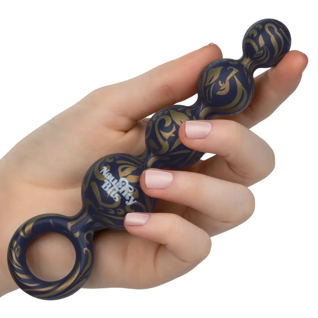 CalExotics® CalExotics Naughty Bits Butt Balls Silicone Anal Beads - Tapered Beginner-Friendly Multicolor