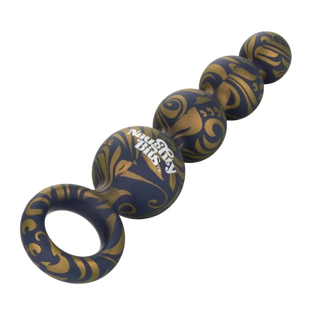CalExotics® CalExotics Naughty Bits Butt Balls Silicone Anal Beads - Tapered Beginner-Friendly Multicolor