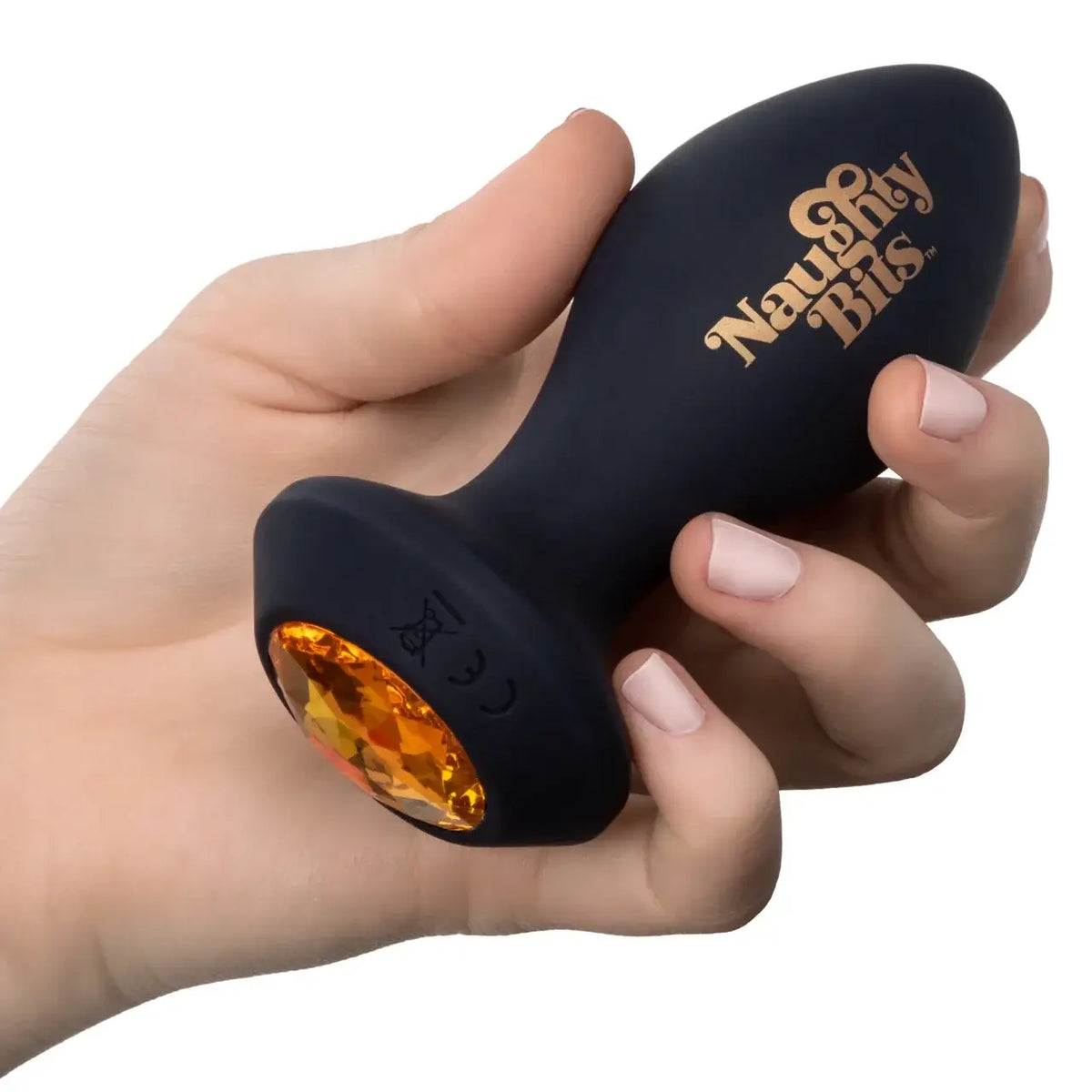 CalExotics® CalExotics Naughty Bits Shake Your Ass Petite Vibrating Butt Plug - 10 Speed Rechargeable Black