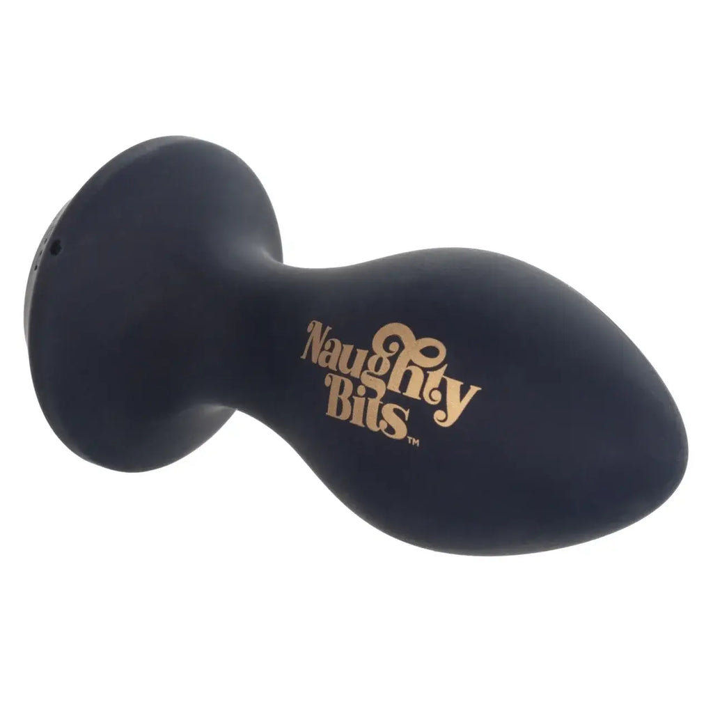 CalExotics® CalExotics Naughty Bits Shake Your Ass Petite Vibrating Butt Plug - 10 Speed Rechargeable Black