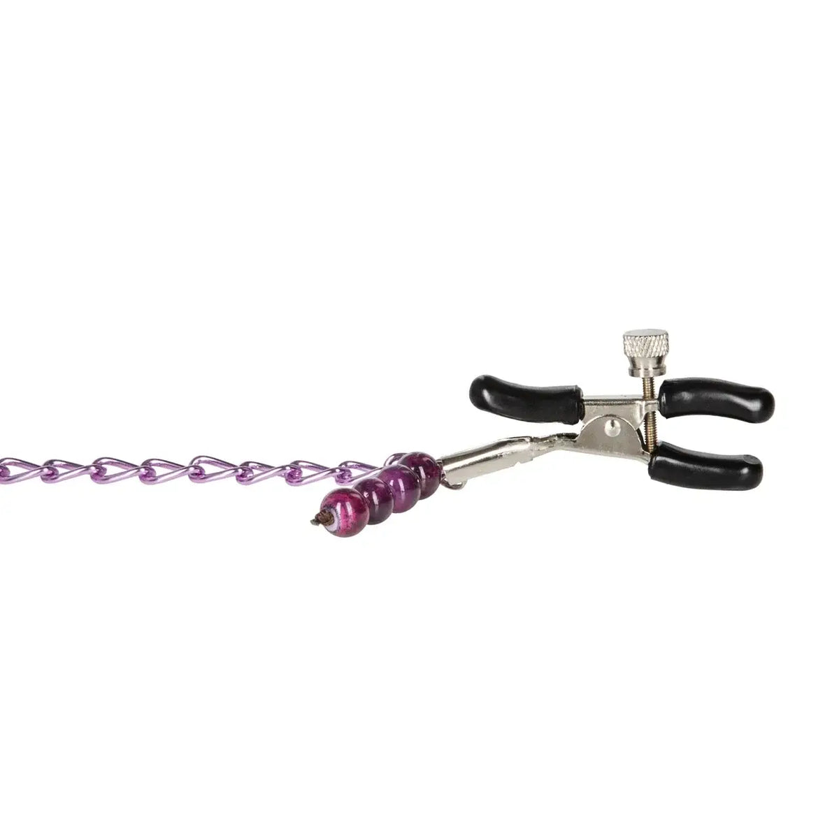 CalExotics® CalExotics Nipple Play Purple Chain Clamps