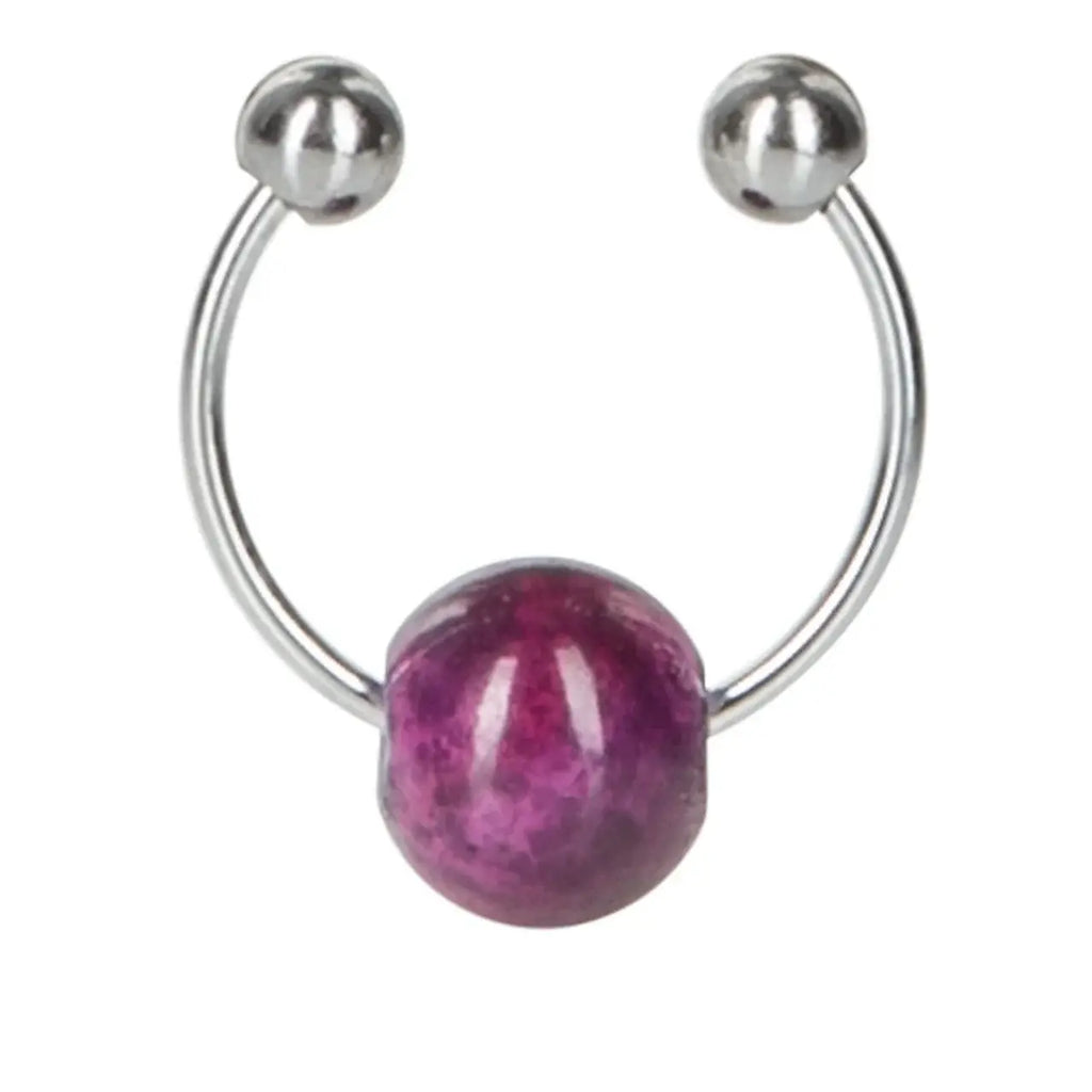 CalExotics® CalExotics Nipple Play Purple Chain Clamps