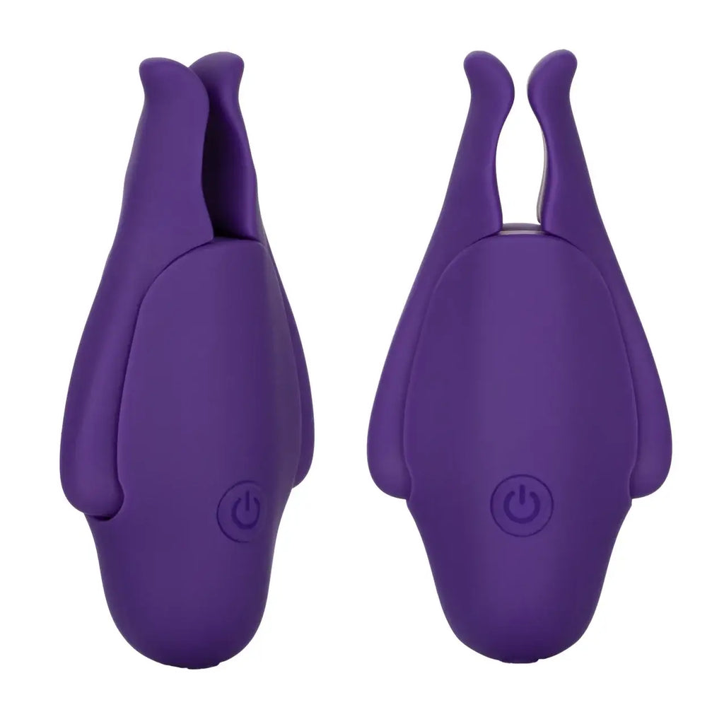 CalExotics® CalExotics NipplePlay Rechargeable Nipplettes - 12 Mode Vibrating Nipple Clamps