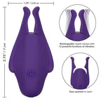 CalExotics® CalExotics NipplePlay Rechargeable Nipplettes - 12 Mode Vibrating Nipple Clamps