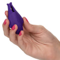 CalExotics® CalExotics NipplePlay Rechargeable Nipplettes - 12 Mode Vibrating Nipple Clamps Purple