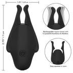 CalExotics® CalExotics NipplePlay Rechargeable Nipplettes - 12 Mode Vibrating Nipple Clamps