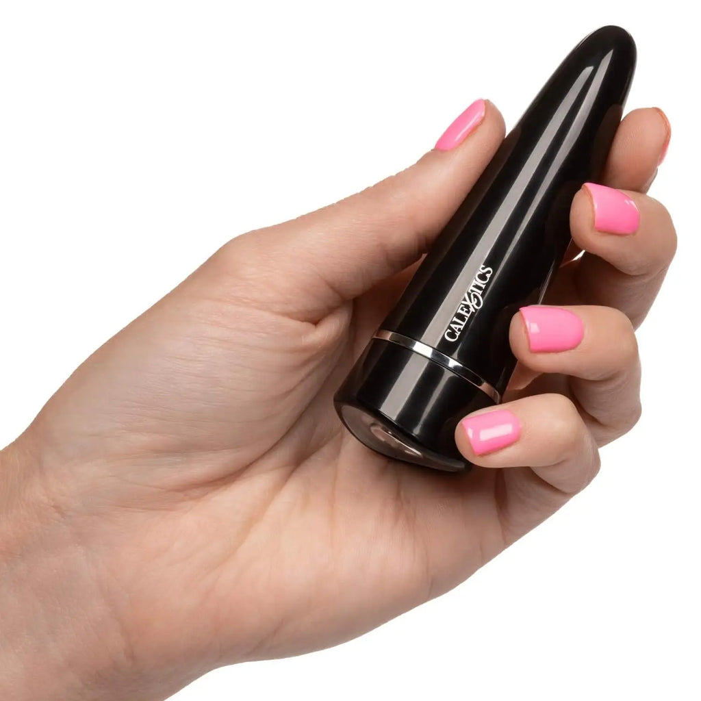 CalExotics® CalExotics My Pod Vibrating Massager - Rechargeable Bullet with Wireless Charging Case & UV Sanitizer Black
