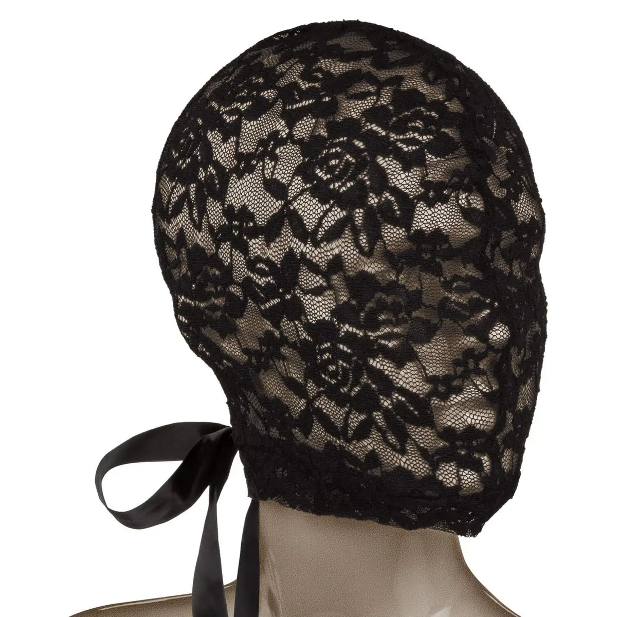 CalExotics® CalExotics Scandal Corset Lace Hood - Breathable Bondage for Sensory Play Black