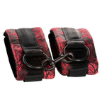 CalExotics® CalExotics Scandal Universal Cuffs - Adjustable Velcro Wrist & Ankle Restraints Red