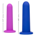 CalExotics® CalExotics Silicone Vaginal Dilator Set – 2 Intermediate Sizes Multicolor