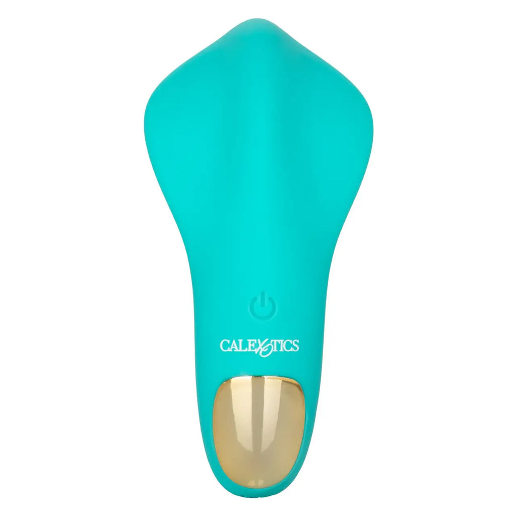 CalExotics® CalExotics Slay #PleaseMe Mini Vibrator - Discreet Panty Vibe & Finger Massager Turquoise
