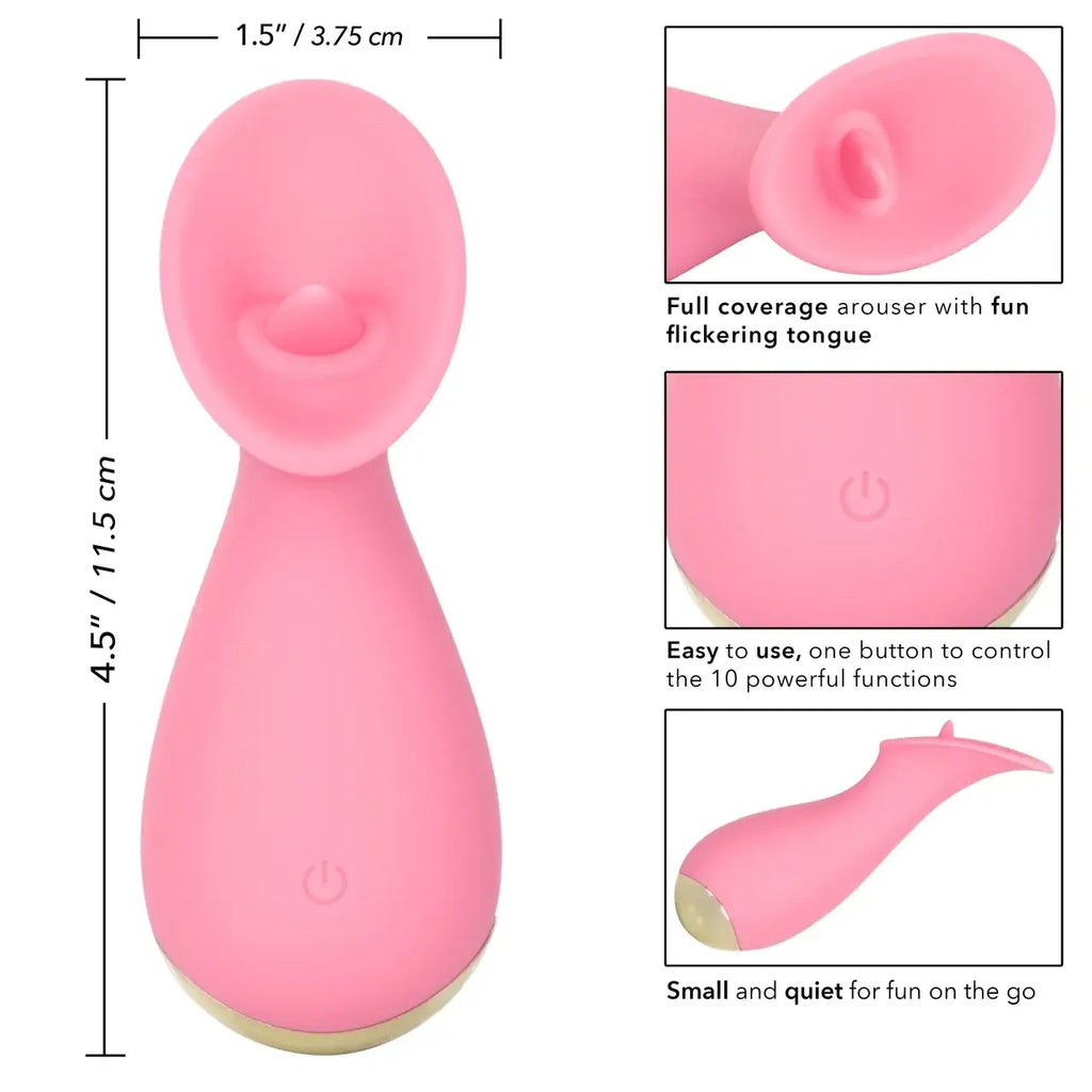 CalExotics® CalExotics Slay #TickleMe Finger Vibrator - Compact Clitoral Stimulator Pink