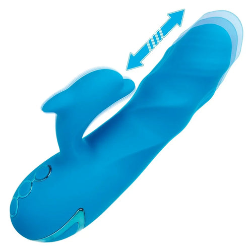 CalExotics® California Dreaming Frisco Fantasy Rabbit Vibrator Blue