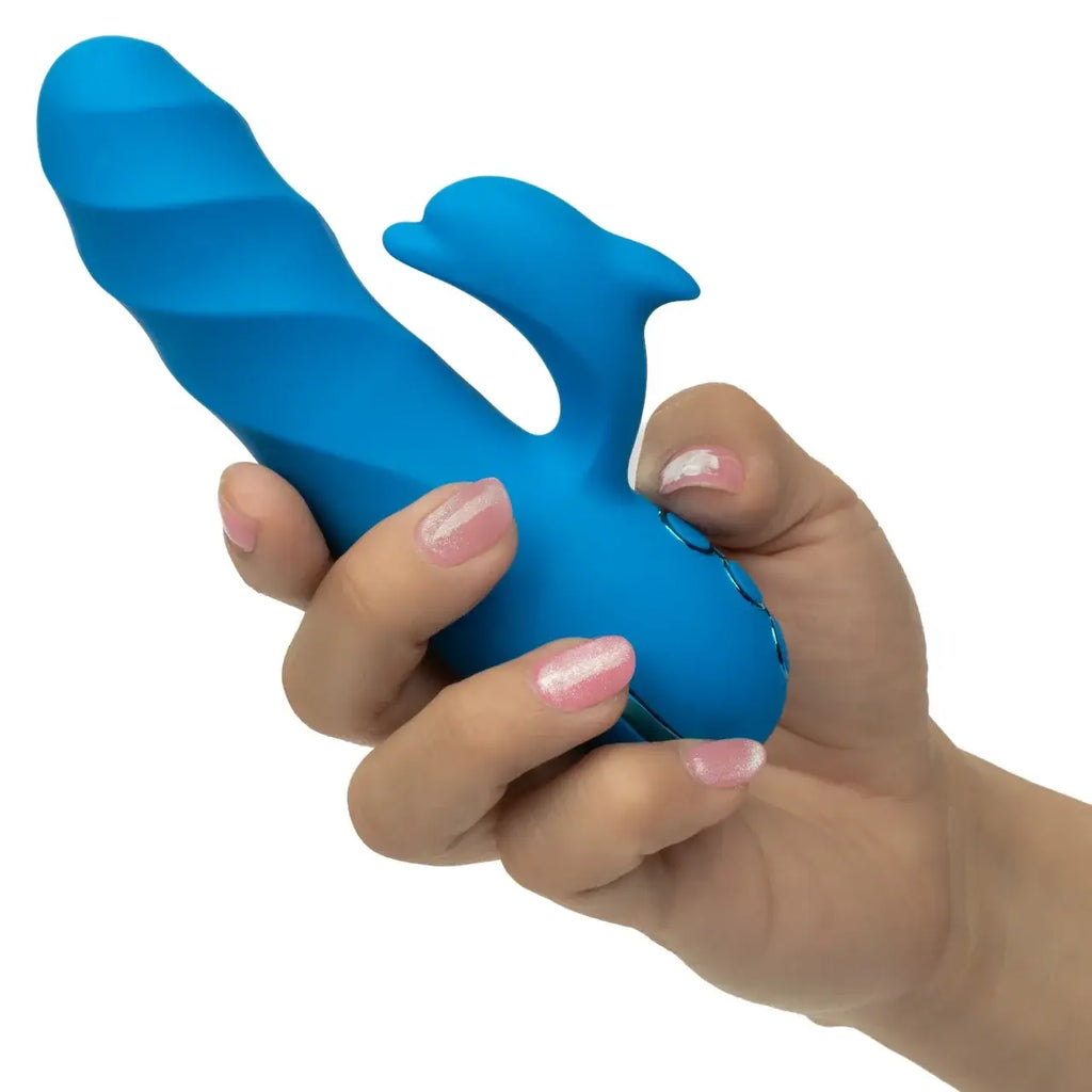 CalExotics® California Dreaming Frisco Fantasy Rabbit Vibrator Blue