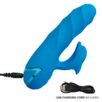 CalExotics® California Dreaming Frisco Fantasy Rabbit Vibrator Blue
