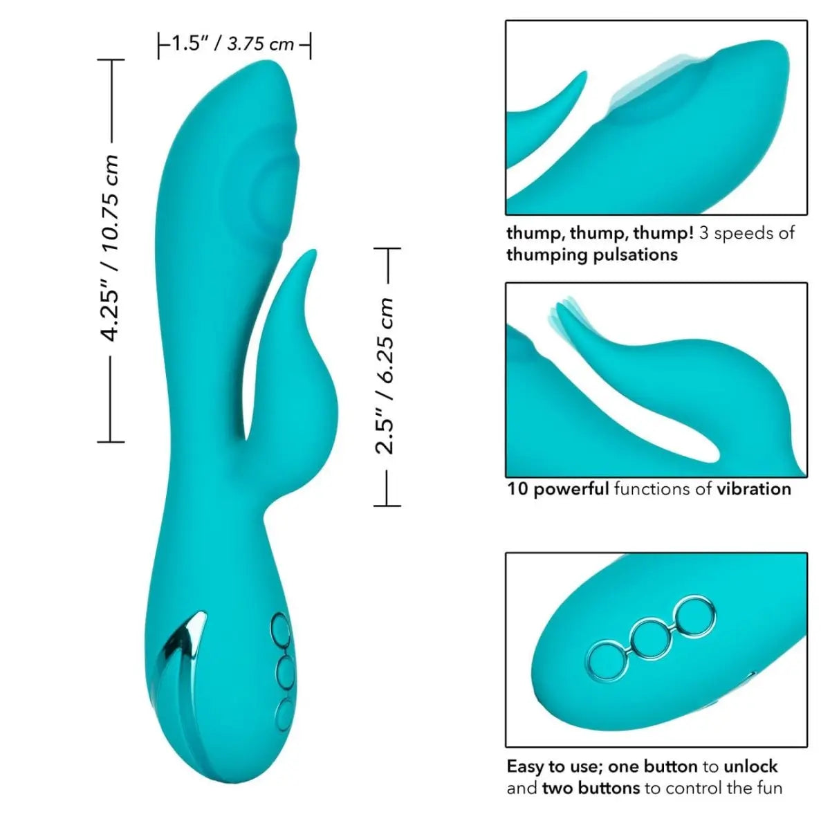 California Dreaming® Santa Monica Starlet Vibrator - Rolik®